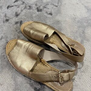 Michael Kors women’s gold sandals size 10